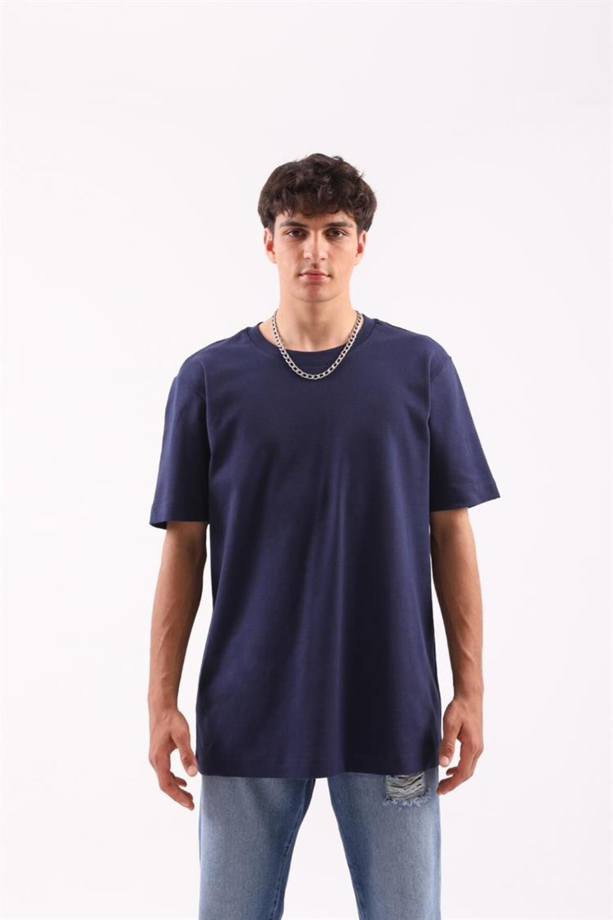 Basic Navy Regular Fit T-shirt Tyc0ky8t0n168751983773525